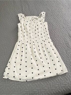 Abercrombie Kids Ruffle Strap Sundress Cream Pockets & Lining Girls 11/12